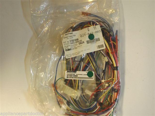 Maytag Dryer 37001098 Harness, Wiring (gas) NEW IN BOX Maytag Dryer 37001098 Harness, Wiring (gas) NEW IN BOX